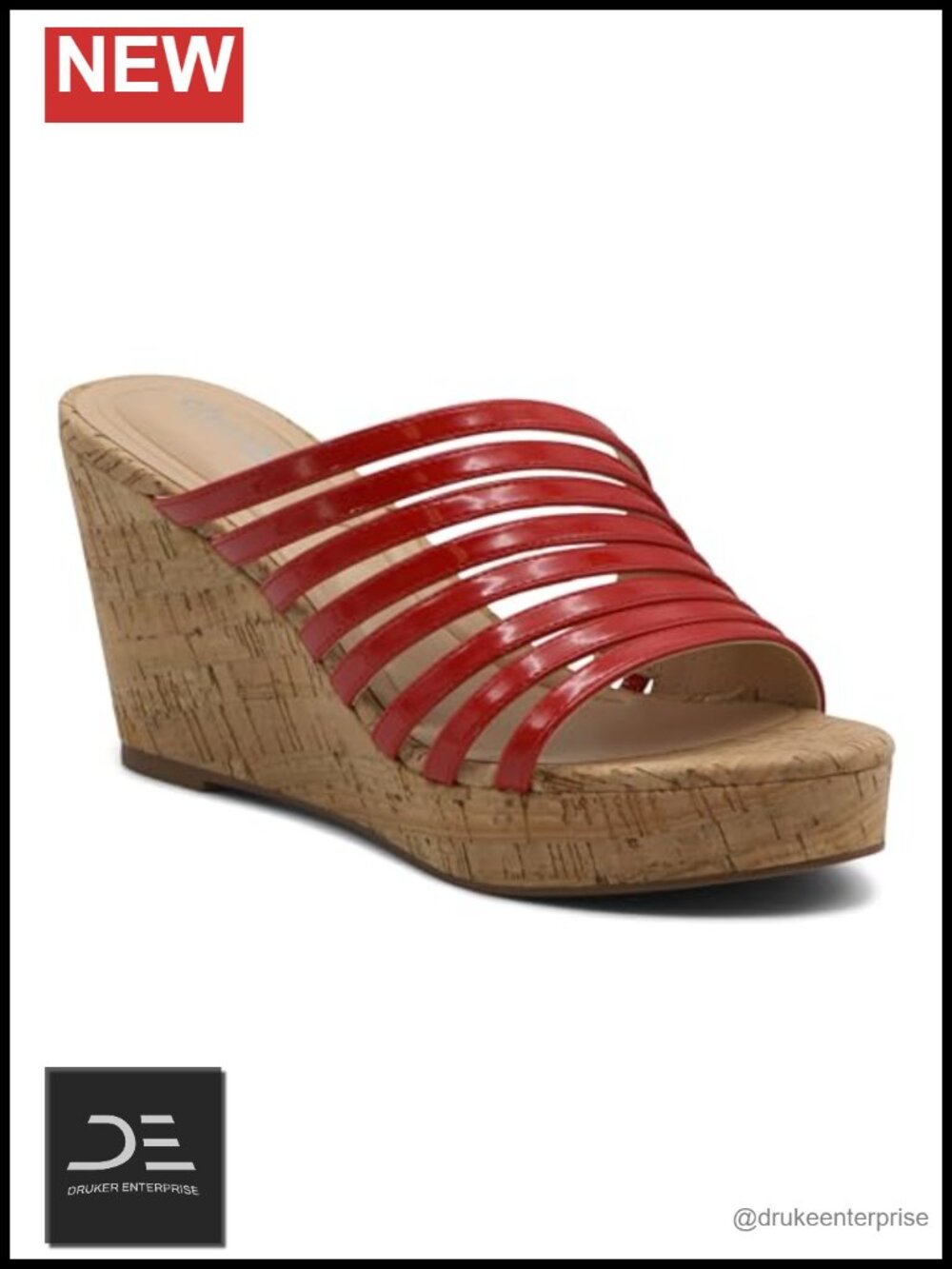 CHARLES BY CHARLES DAVID Gustavo Wedge Sandal - Faux Leather